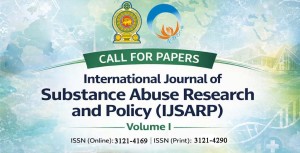 International Journal of Substance Abuse Research and Policy 