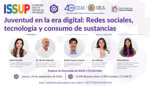 ISSUP CICAD Youth Webinar- Spanish flyer