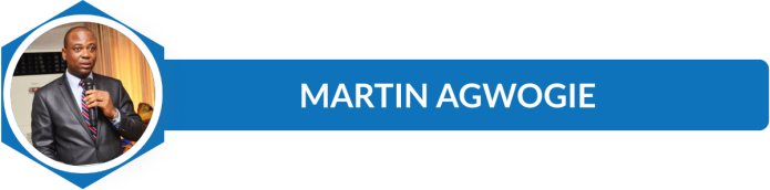 A banner image of Martin Agwogie. 