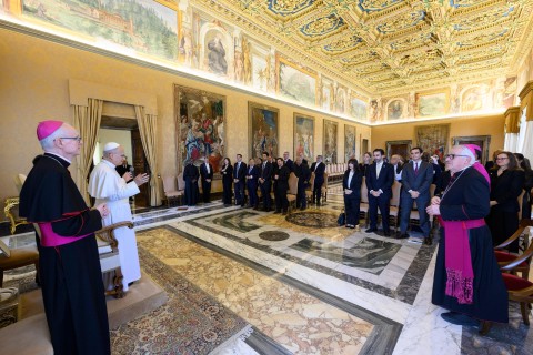 Photograph from the international Faith Based Meeting in Rome.
