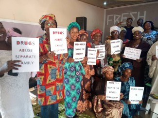 Margarette Julius, student of UTC from Ecolink organized awareness programs in Nigeria