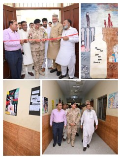 Poster exhibition inaugurated by Joint Director ANF conducted by Mian Afzal Trust Hospital, Gujranwala Pakistan