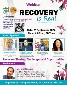 Webinar on recovery month celebration