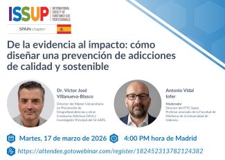 ISSUP Spain Webinar flyer