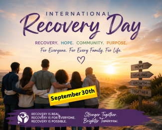 International Recovery Day is a global celebration of recovery from all addictions, embracing all recovery pathways ~ all on the same day!