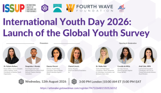 International Youth Day 2026 webinar flyer