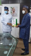 ISSUP Nigeria Chapter President and the Minister of State for Health