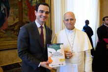 Photograph from the international Faith Based Meeting in Rome.